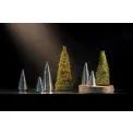 Christmas tree Mandy 18,5cm silver - 3