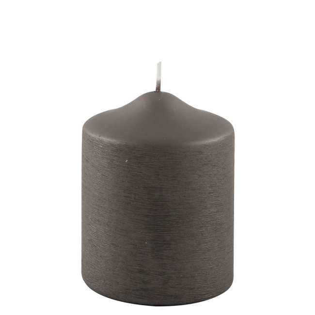 Candle 10x8cm 50h mocca meta