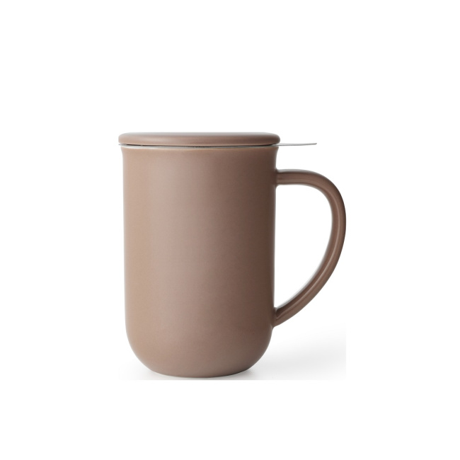 Mug with infuser Minima 500ml brown