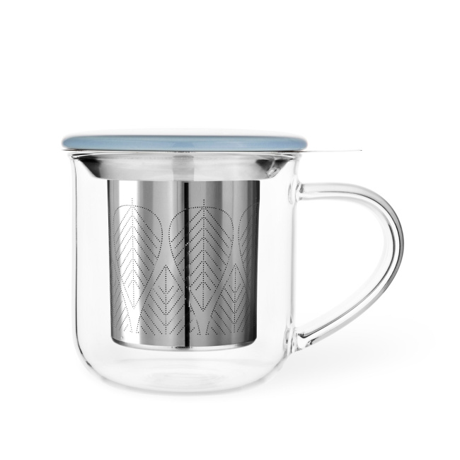 Mug with infuser Minima 400ml transparent - 1