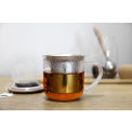 Mug with infuser Minima 400ml transparent - 6