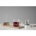 Mug with infuser Minima 400ml transparent - 9