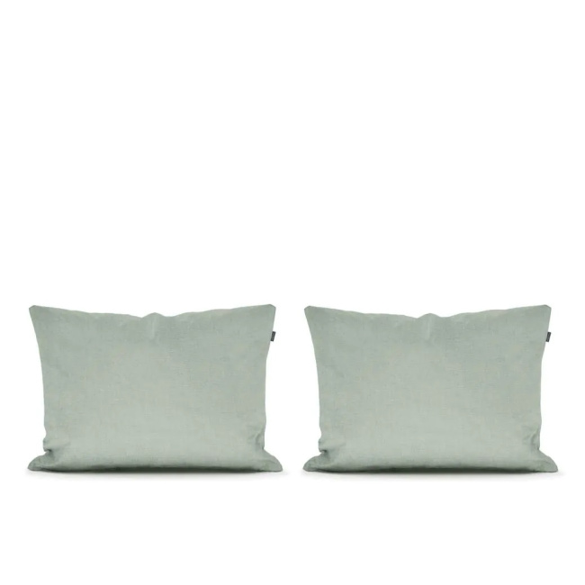 Set of 2 Valka Pillowcases 50x70cm Light Green - 1