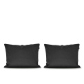 Set of 2 Valka Pillowcases 50x70cm Anthracite