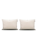 Set of 2 Valka Pillowcases 50x70cm Beige - 1