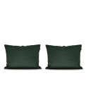 Set of 2 Valka Pillowcases 50x70cm Green