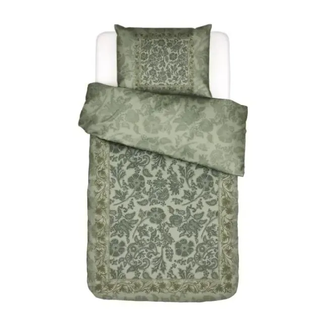 Maere Bedding 135x200cm with Pillowcase 60x80cm Green