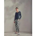 Luyza Pajama Top Size M Gray - 3