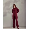 Nora Pajama Pants Size S Burgundy - 7