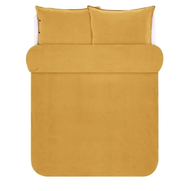 Bedding Senja 240x220 with 2 pillowcases 60x70cm gold  - 1