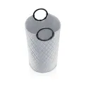 Organizing basket Loophome M rhombus light grey - 2
