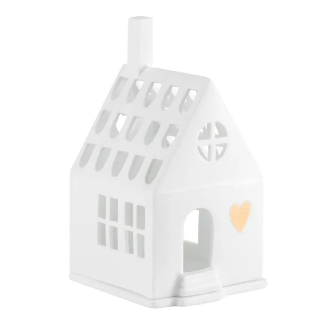 Lampion domek home is where the heart is 13cm