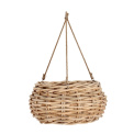 Rattan basket Yulia 60x30cm hanging basket - 1