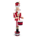 Decorative figurine 155x61cm soldier with drum red - 1