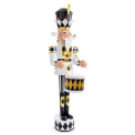 Decorative figurine 155x61cm soldier with drum white and black - 1