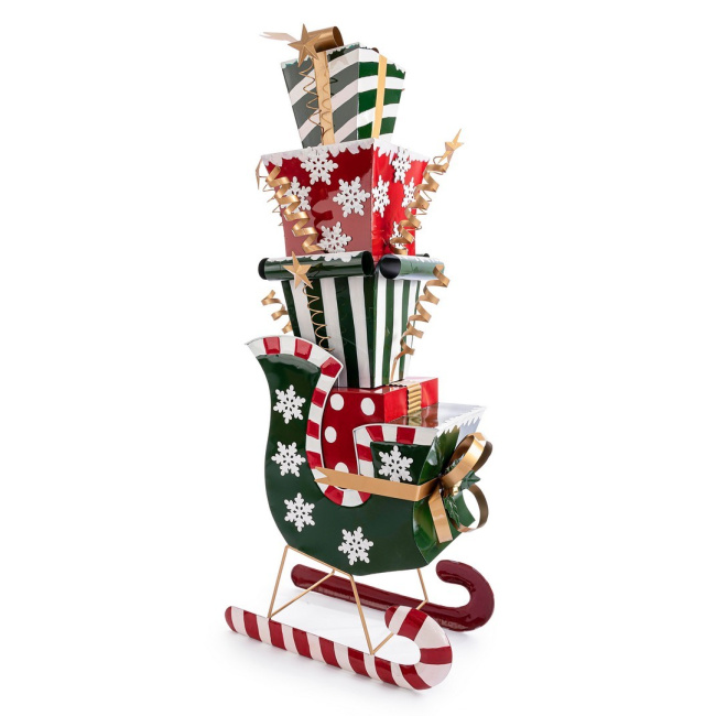 Decorative sleigh with gifts 153x65cm colorfu - 1