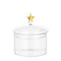 Glass container 10x11cm star - 1