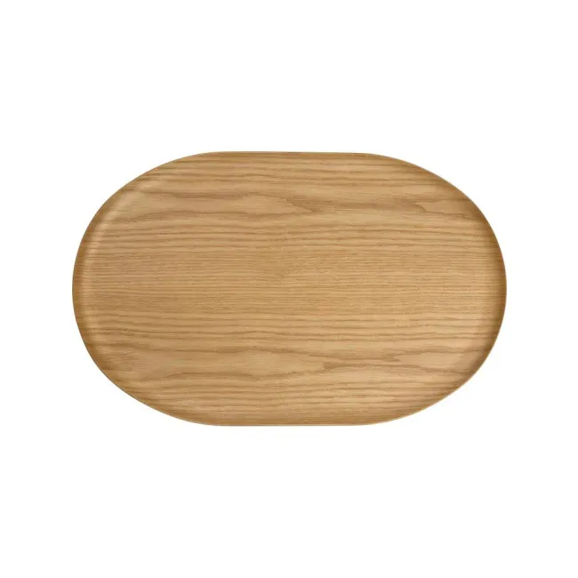 Taca drewniana 40x25cm brązowa