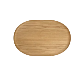 Taca drewniana 40x25cm brązowa