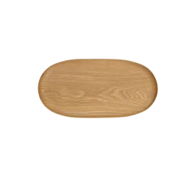 Taca drewniana 31x15cm brązowa