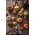 Decorative Pumpkin 10cm Cream - 2