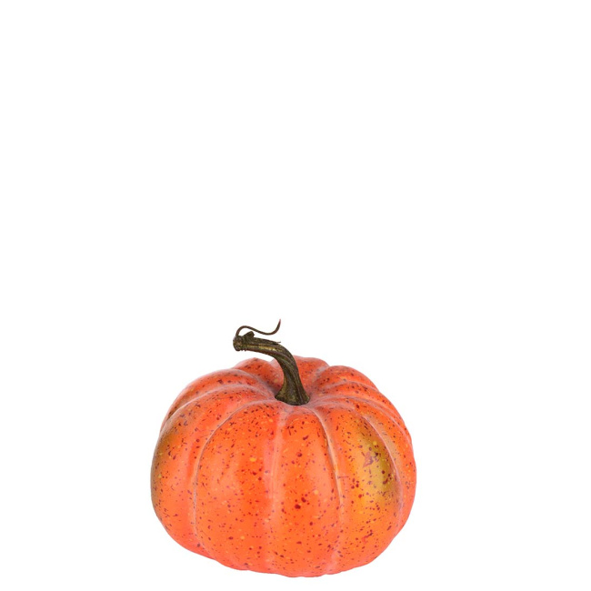 Decorative Pumpkin 14cm Orange