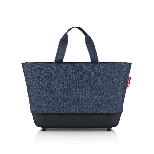 Basket Shoppingbasket 22l herringbone dark blue