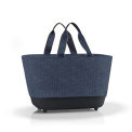 Basket Shoppingbasket 22l herringbone dark blue - 2