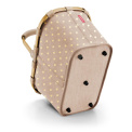 Koszyk Carrybag Frame 22l metallic dots coffee - 5