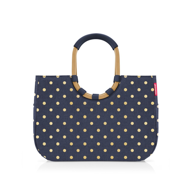Torba Loopshopper 25l metallic dots blue - 1