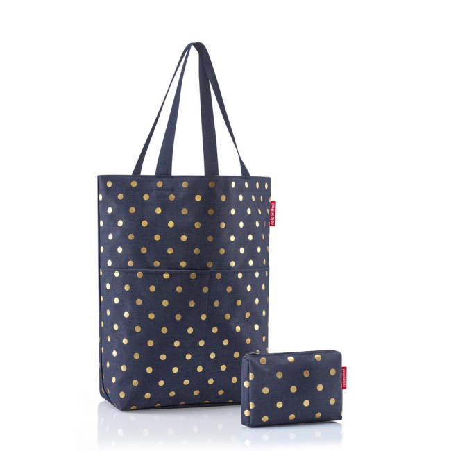 Cityshopper Bag Set Metallic Dots Blue