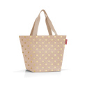 Torba Shopper 15l metallic dots coffee - 1