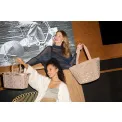 Torba Shopper 15l metallic dots coffee - 3