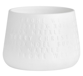 Świecznik Merry Christmas 4x5,5cm
