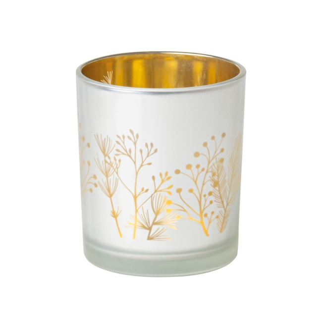 Glossy Light candle holder 8.5x10cm glossy branches