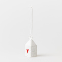 Zawieszka Dzwonek domek Love Joy Happiness 2,5cm - 2