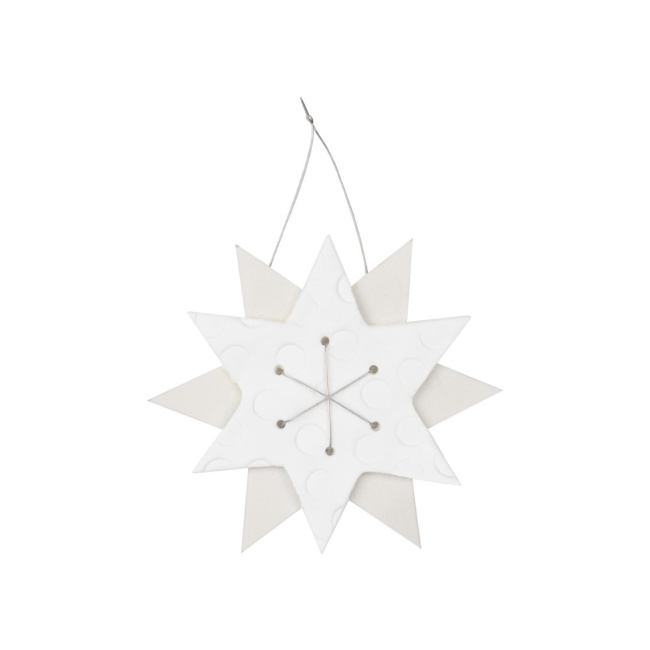 Zawieszka Make a wish gwiazda w kropki 7cm - 1