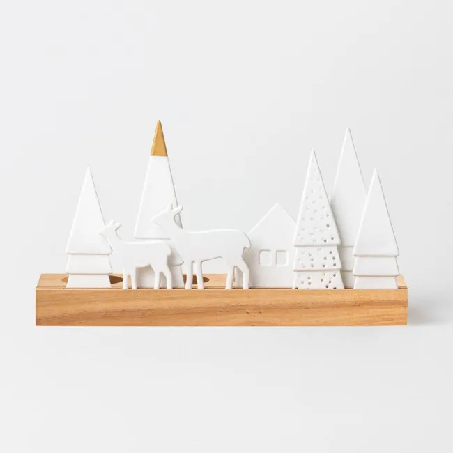 Świecznik Las 25x7x13,5cm na tealight