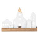 Świecznik Miasteczko 25x7x13,5cm na tealight - 1