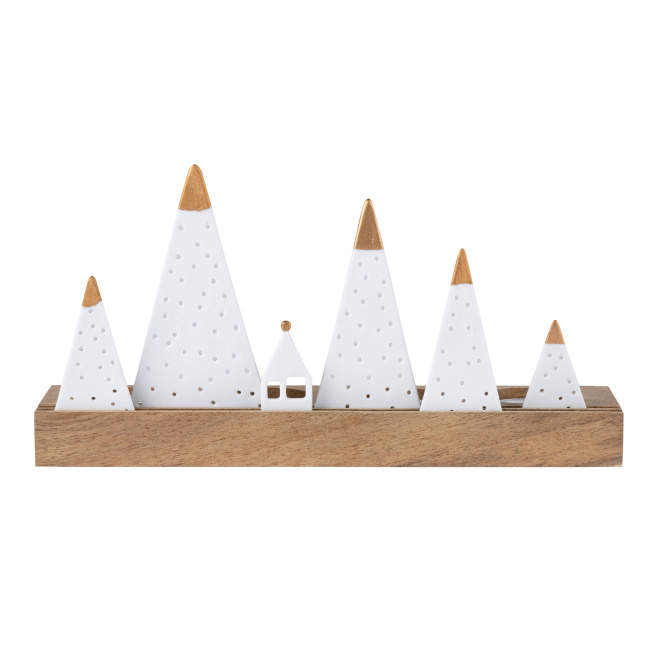 Świecznik Góry 25x7x16,5cm na tealight - 1