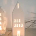 House Lantern with Large Windows 22cm - 2