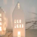 House Lantern with Large Windows 22cm - 2