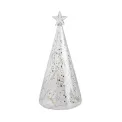 LED Christmas Tree Lantern with Silver Stars - 1