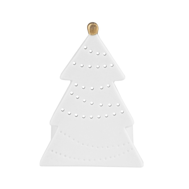 Christmas Tree Candle Holder 9x6.5cm