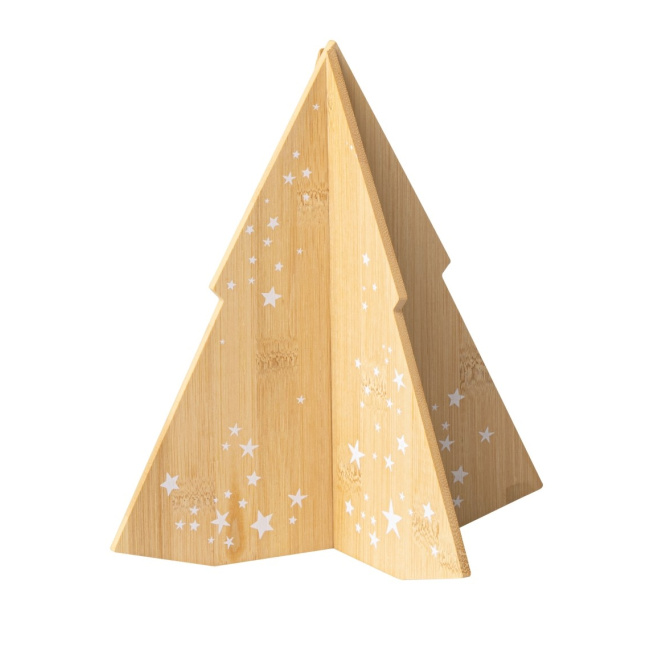 Wooden Christmas Tree 25cm with Stars