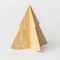 Wooden Christmas Tree 25cm with Stars - 2