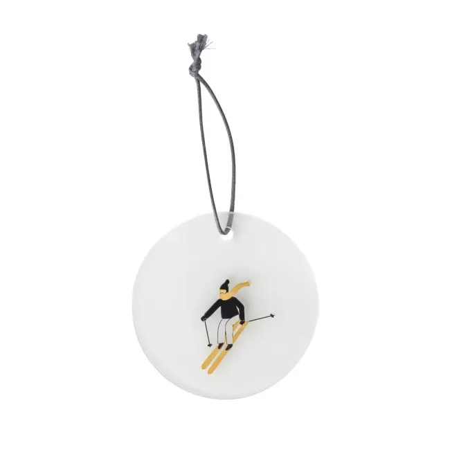 Zawieszka Snowy Day 7cm narty