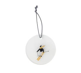 Zawieszka Snowy Day 7cm narty