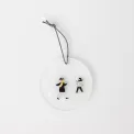 Snowy Day snow battle pendant 7cm - 2
