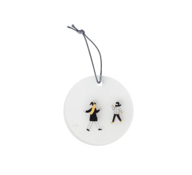 Zawieszka Snowy Day 7cm śnieżna bitwa